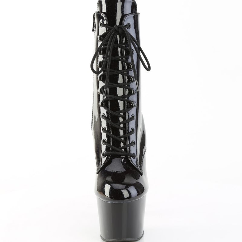 Pleaser Adore-1020BLG Laarzen Dames Zwart Blauw | MPOJX-BE
