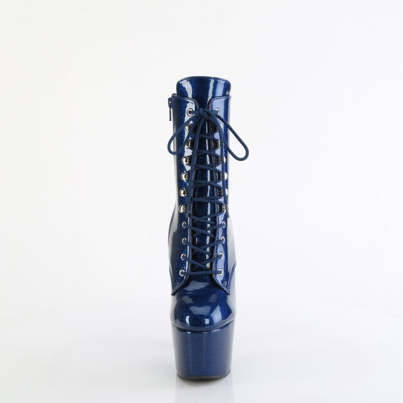 Pleaser Adore-1020GP Laarzen Dames Donkerblauw | YCDRV-BE