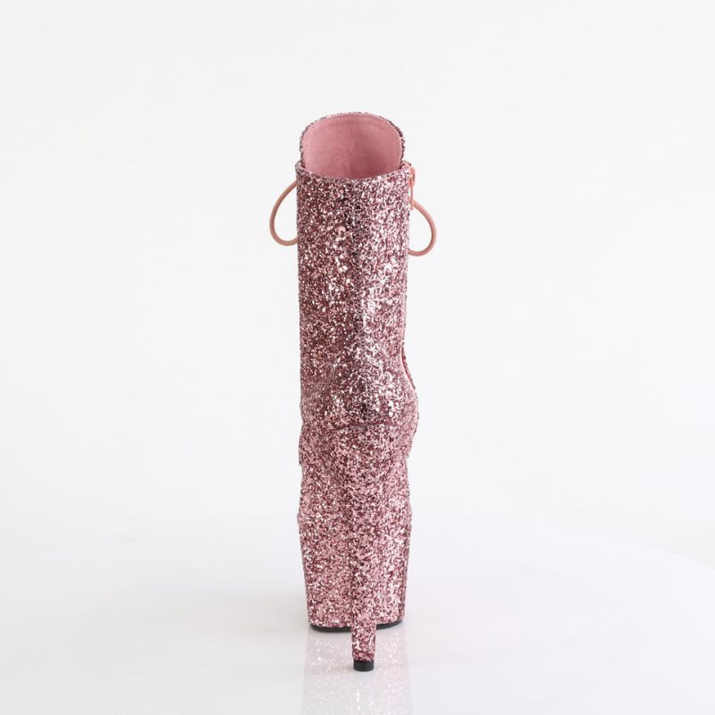 Pleaser Adore-1020GWR Laarzen Dames Roze Goud | MNRGZ-BE