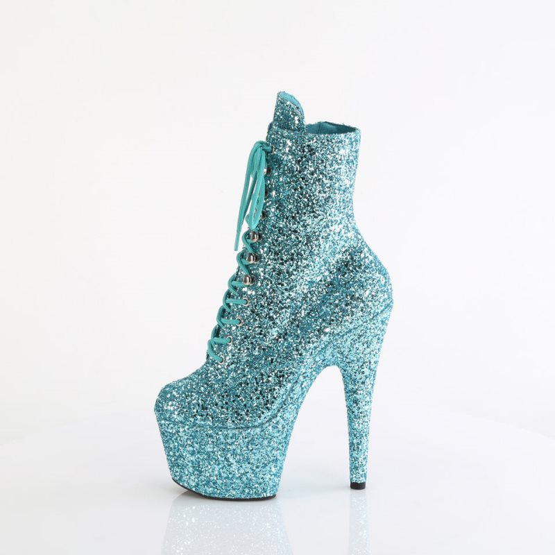 Pleaser Adore-1020GWR Laarzen Dames Turquoise | CZIMF-BE