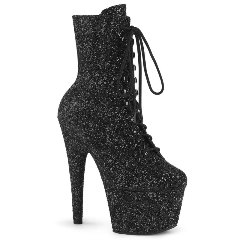 Pleaser Adore-1020GWR Laarzen Dames Zwart | SLJRK-BE