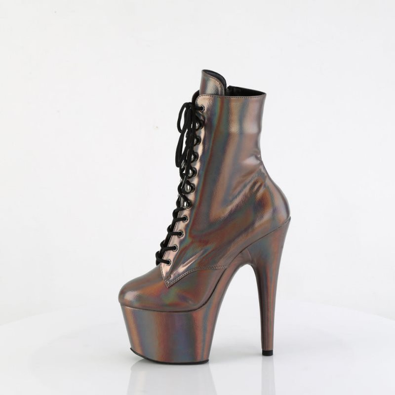 Pleaser Adore-1020HG Laarzen Dames Grijs | MIUTQ-BE