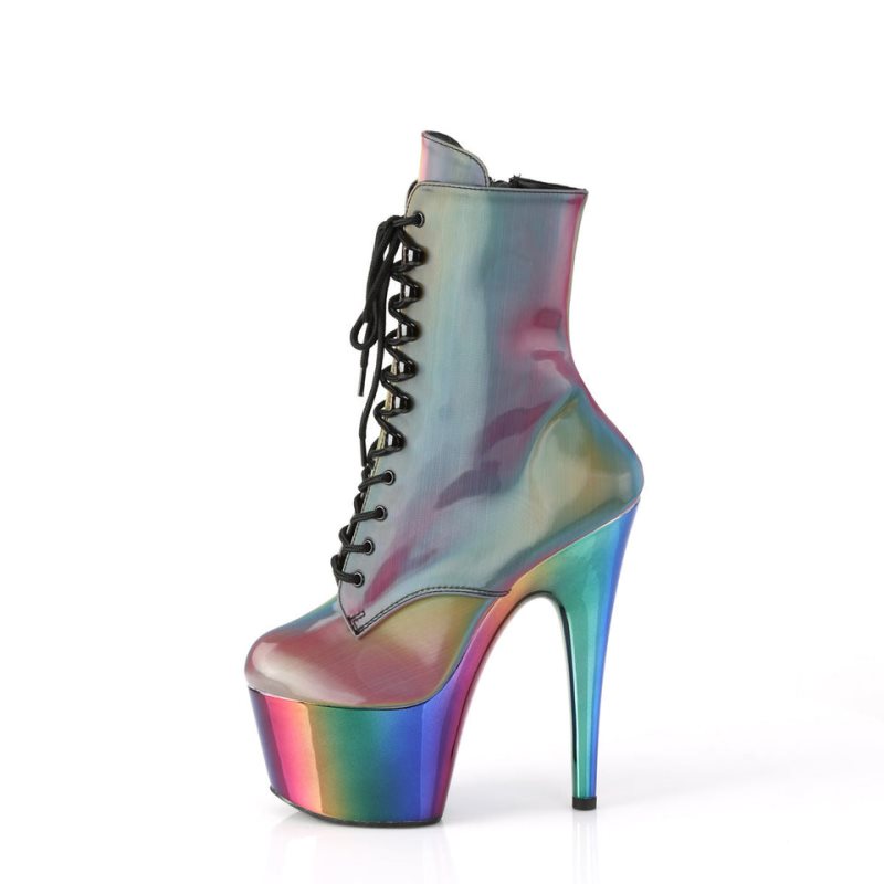 Pleaser Adore-1020RC-REFL Laarzen Dames Gekleurd | WJVDK-BE