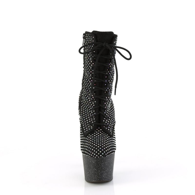 Pleaser Adore-1020RM Laarzen Dames Zwart | YSBUD-BE