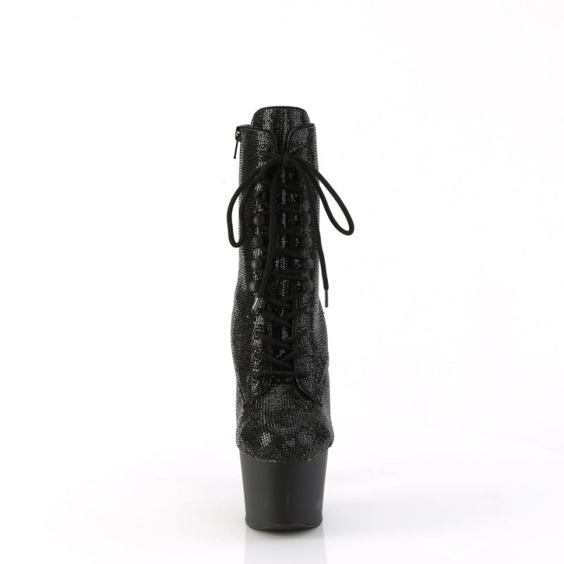 Pleaser Adore-1020RS Laarzen Dames Zwart | XSATL-BE