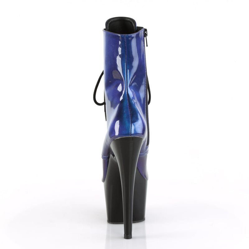 Pleaser Adore-1020SHG Laarzen Dames Blauw Paars | NAPEI-BE