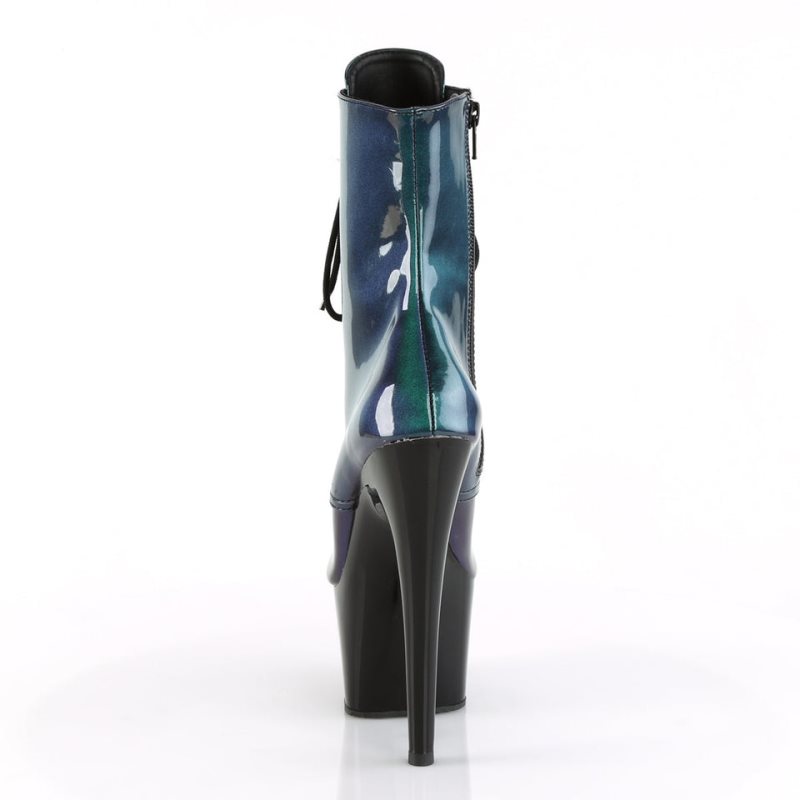Pleaser Adore-1020SHG Laarzen Dames Paars Groen | LDBGA-BE