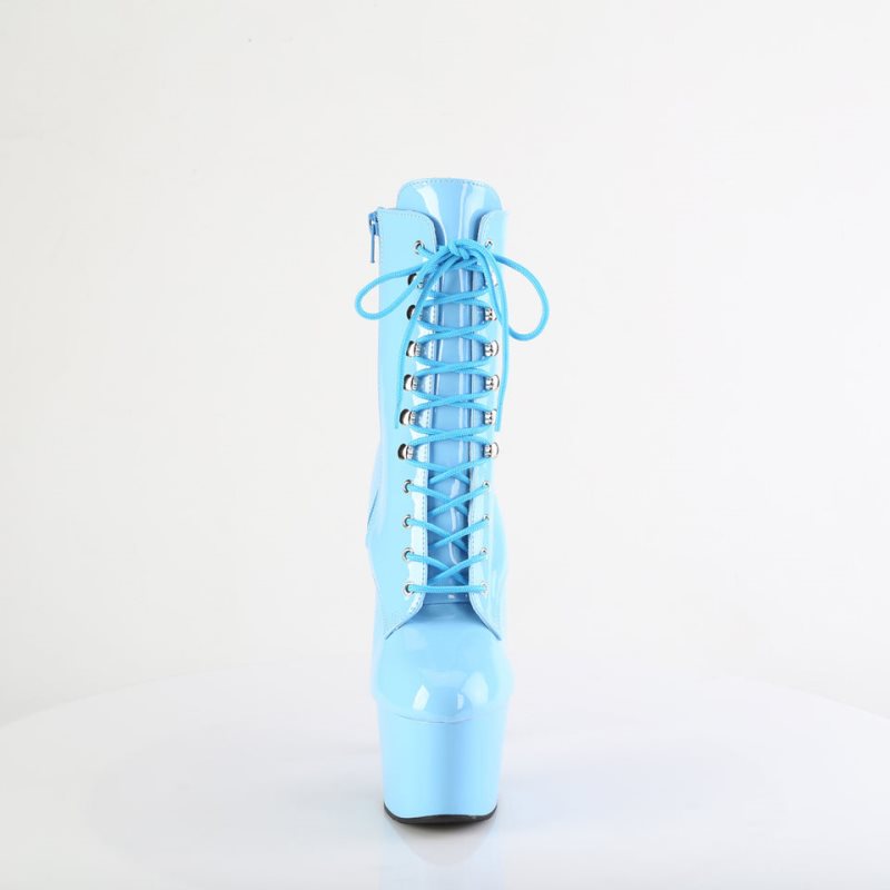 Pleaser Adore-1020 Laarzen Dames Blauw | FUOPL-BE