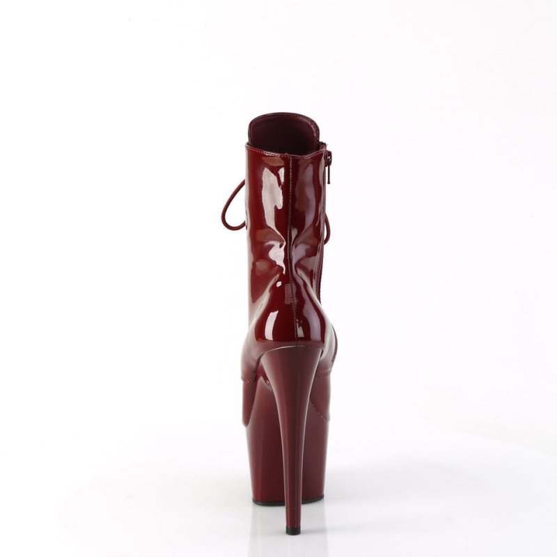 Pleaser Adore-1020 Laarzen Dames Bordeaux | LFICY-BE