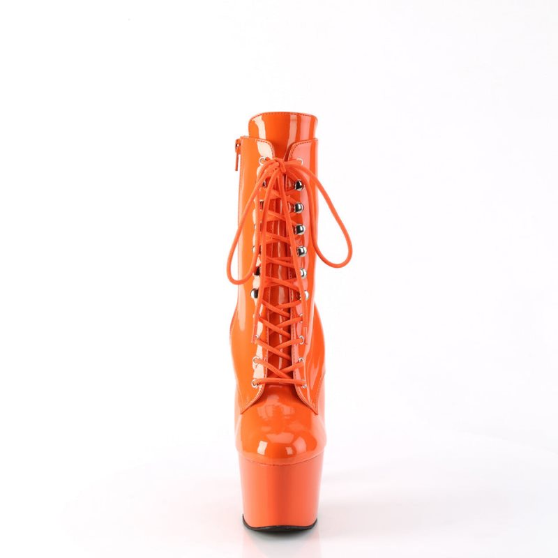 Pleaser Adore-1020 Laarzen Dames Oranje | EWQZD-BE