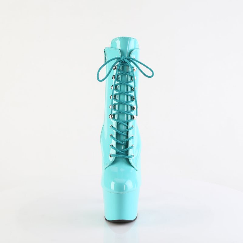 Pleaser Adore-1020 Laarzen Dames Turquoise | DHVQG-BE