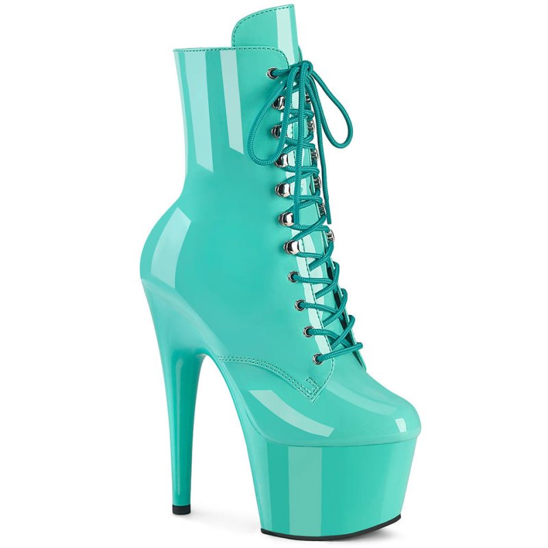 Pleaser Adore-1020 Laarzen Dames Turquoise | DHVQG-BE