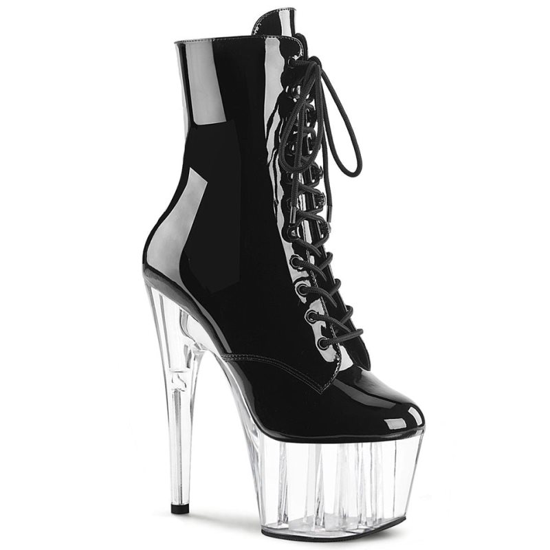 Pleaser Adore-1020 Laarzen Dames Zwart | KBLDT-BE