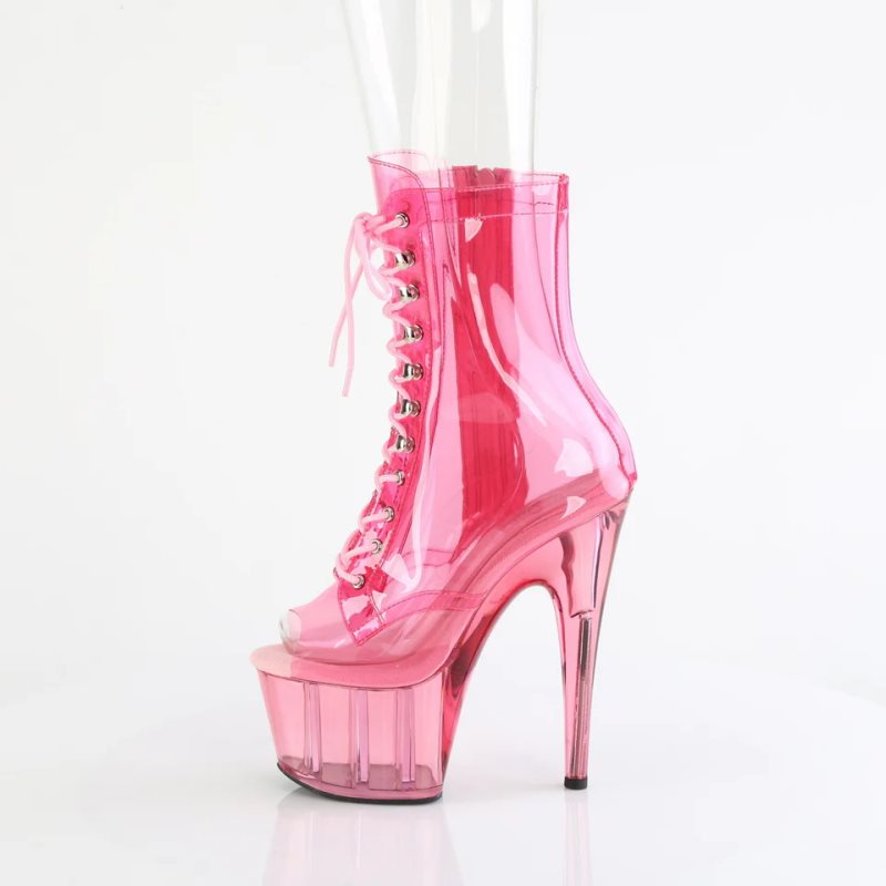 Pleaser Adore-1021C-T Laarzen Dames Roze | HQFMI-BE