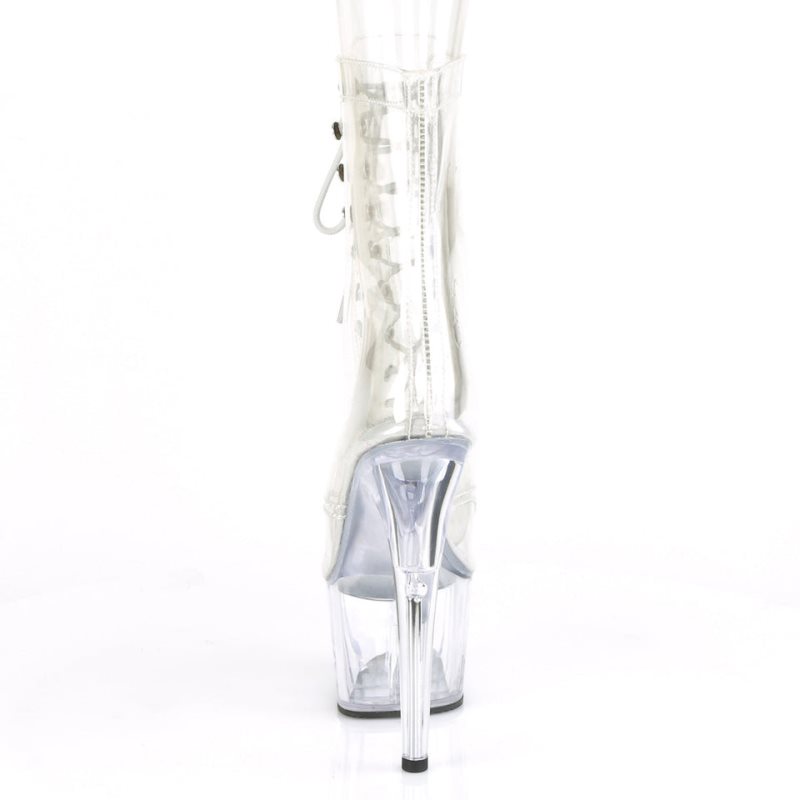 Pleaser Adore-1021C Laarzen Dames Clear | RDPTZ-BE