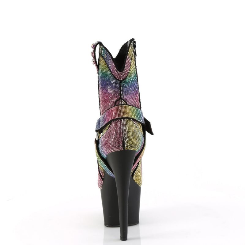 Pleaser Adore-1029RS Laarzen Dames Gekleurd Zwart | SYBHK-BE