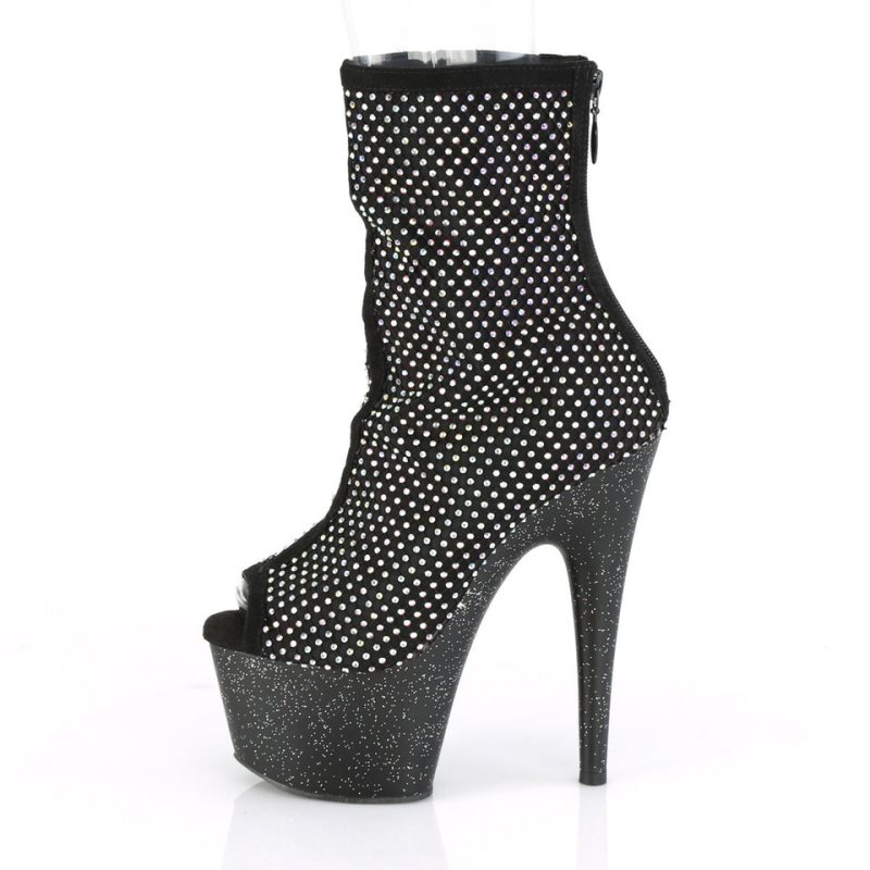 Pleaser Adore-1031GM Laarzen Dames Zwart | QSYIN-BE