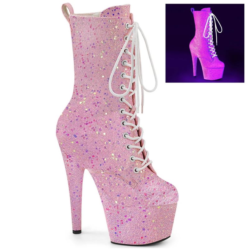 Pleaser Adore-1040-IG Laarzen Dames Roze | EGYXQ-BE