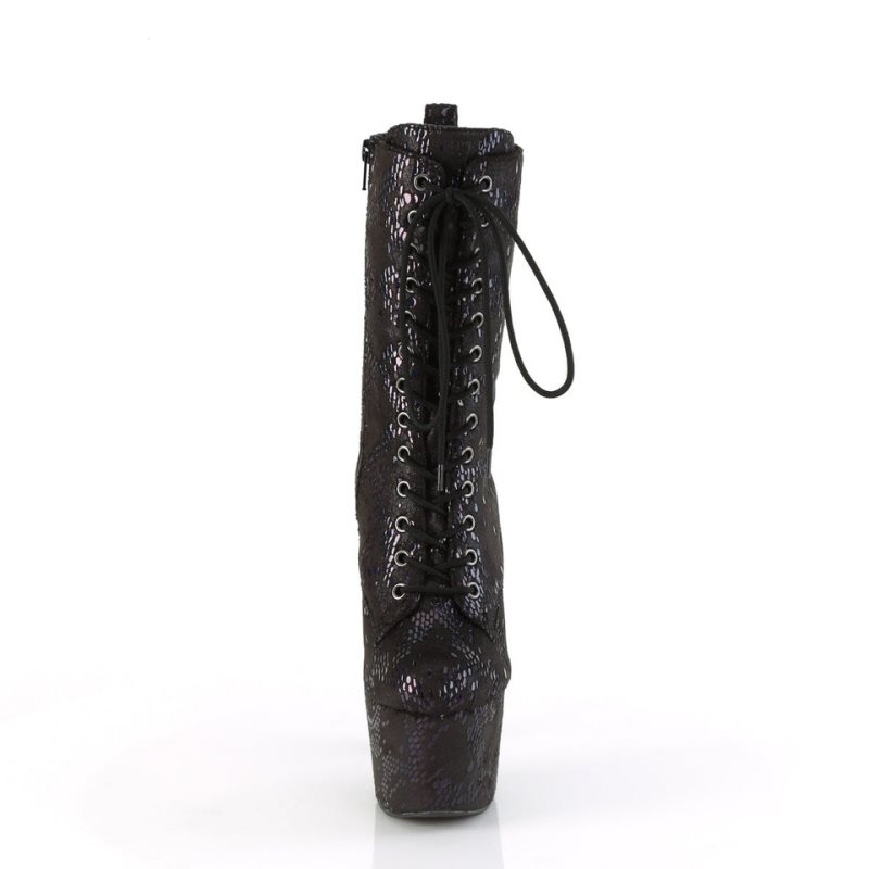 Pleaser Adore-1040SPF Laarzen Dames Zwart | QUEIM-BE