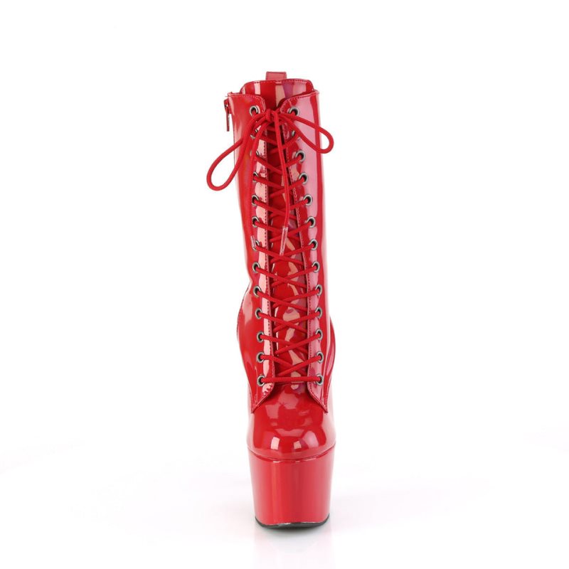 Pleaser Adore-1040WR-HG Laarzen Dames Rood | JUTOP-BE
