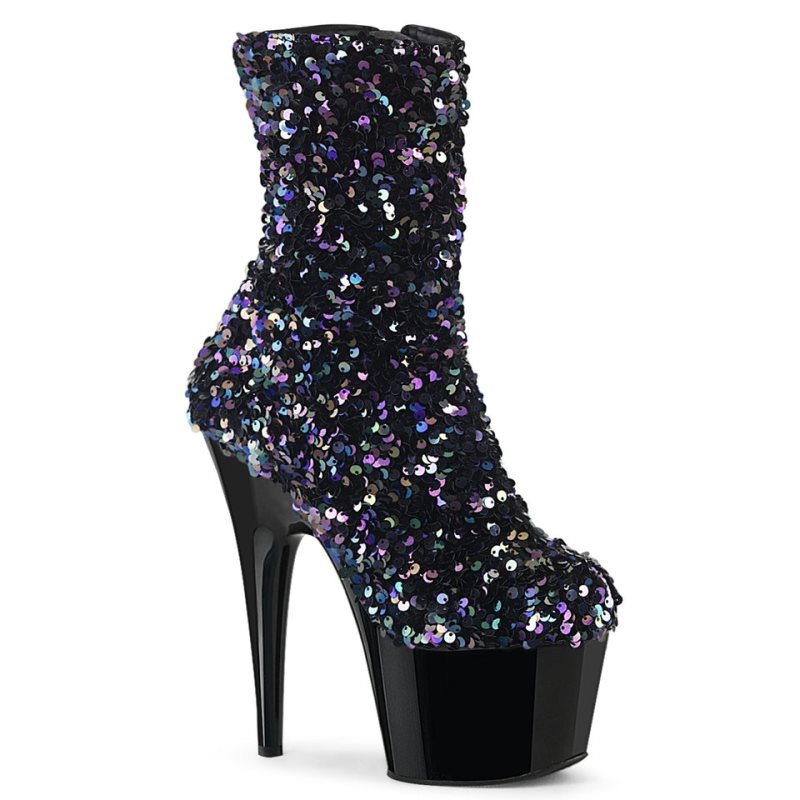 Pleaser Adore-1042SQ Laarzen Dames Zwart | VXMAP-BE