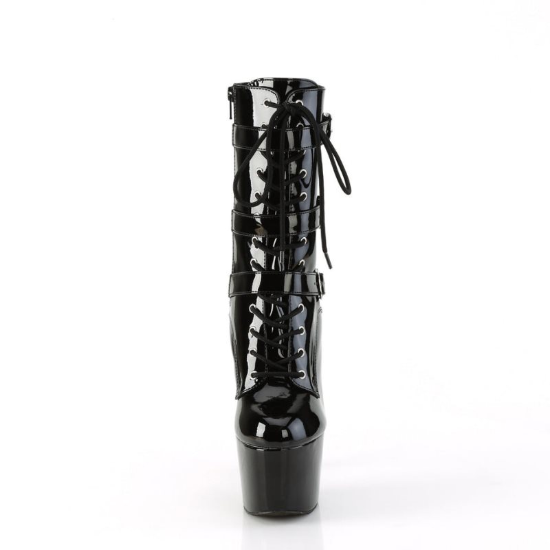 Pleaser Adore-1043 Laarzen Dames Zwart | XBOTA-BE