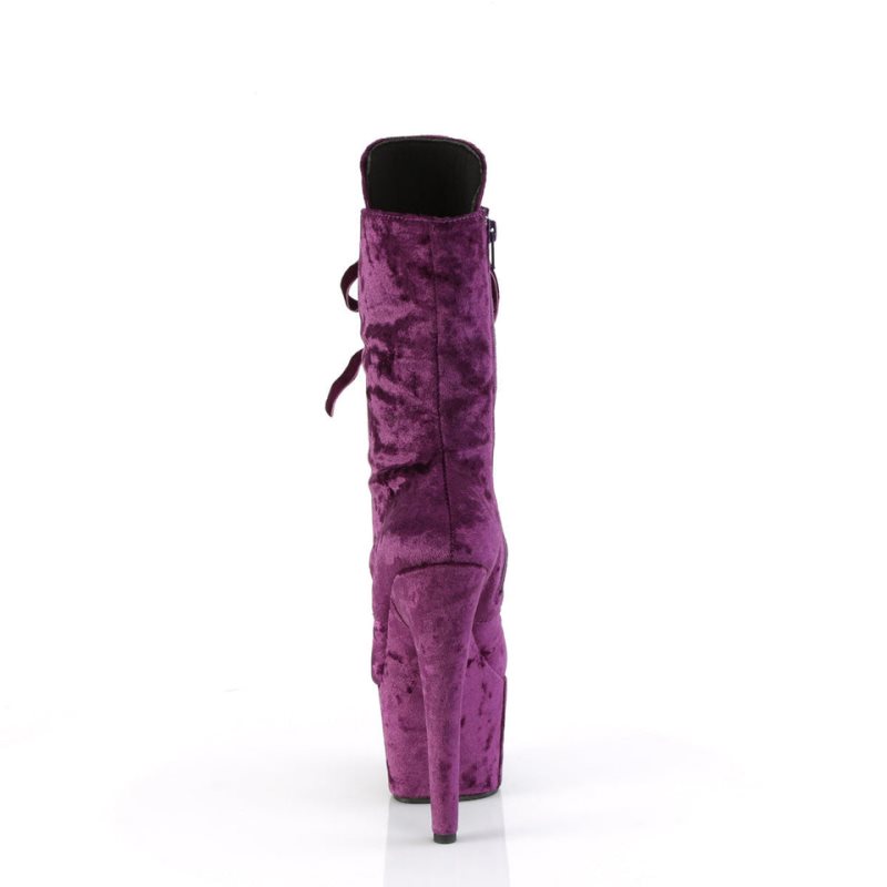 Pleaser Adore-1045VEL Laarzen Dames Paars | GXUQW-BE
