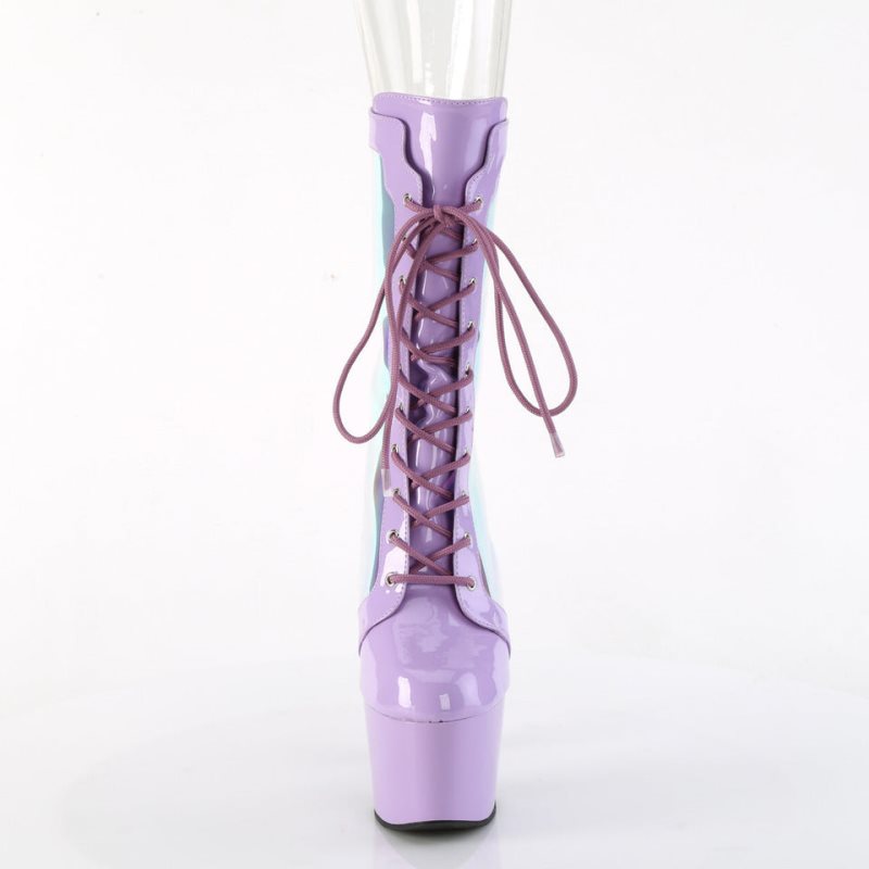 Pleaser Adore-1047 Laarzen Dames Paars | CHUFD-BE