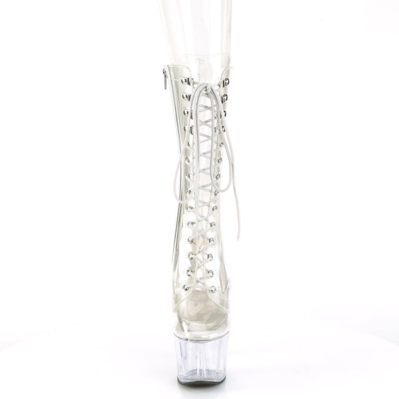 Pleaser Adore-1050C Laarzen Dames Clear | CLOFZ-BE