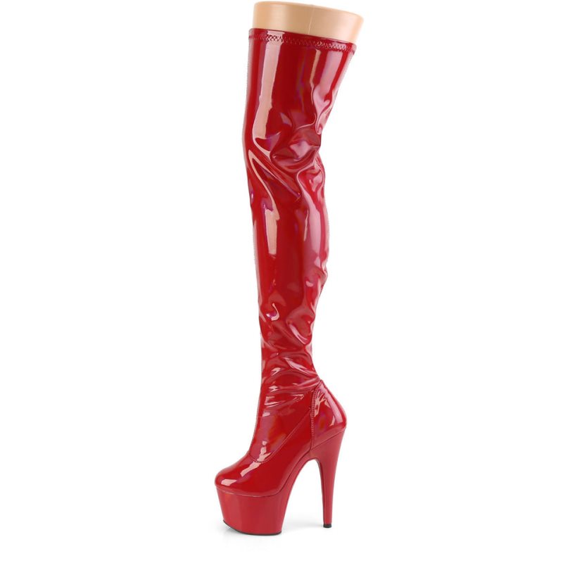Pleaser Adore-3000HWR Hoge Hakken Dames Rood | LPMSI-BE