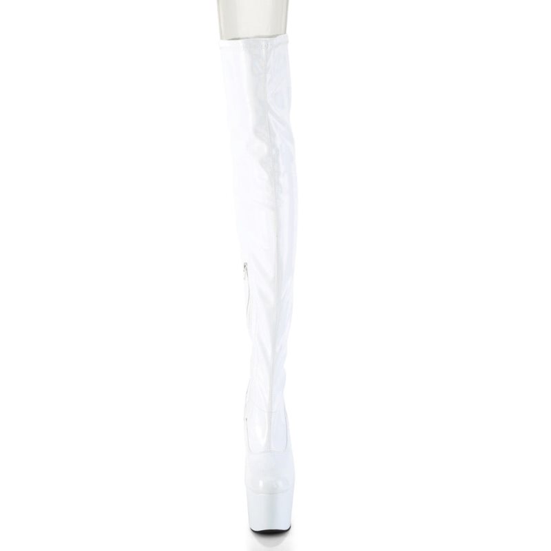 Pleaser Adore-3000HWR Hoge Hakken Dames Wit | EOINB-BE