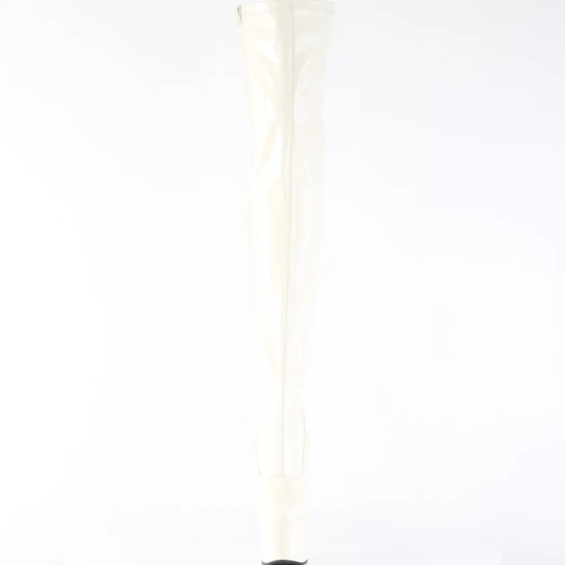 Pleaser Adore-3000 Hoge Hakken Dames Wit | QNLXU-BE