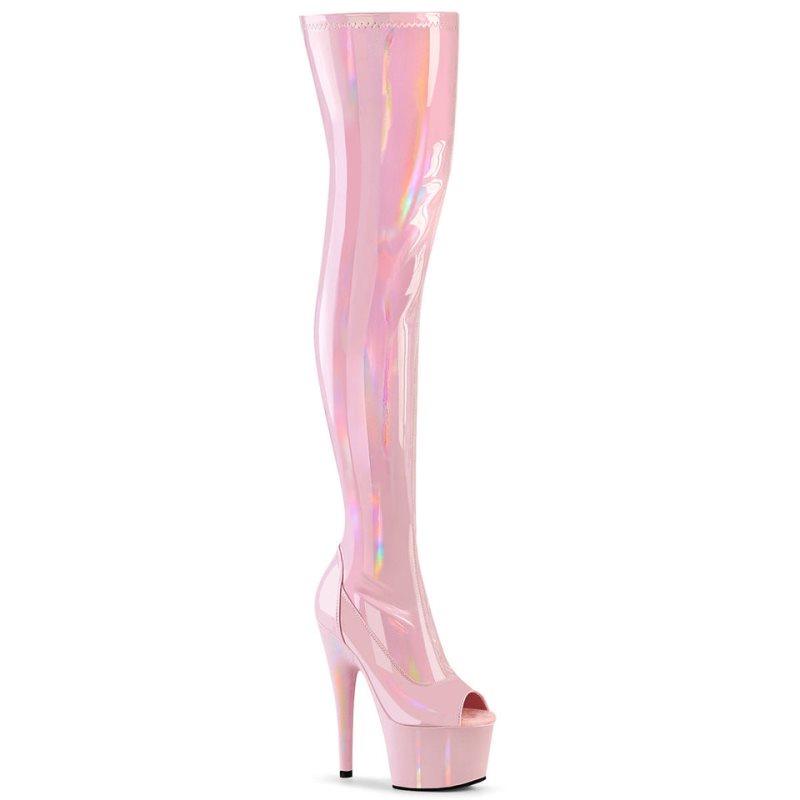 Pleaser Adore-3011HWR Hoge Hakken Dames Roze | VJFMY-BE