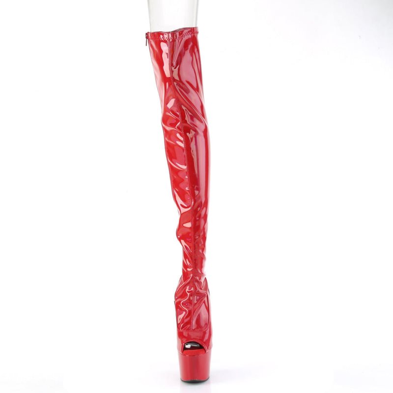 Pleaser Adore-3011HWR Hoge Hakken Dames Rood | HBIER-BE