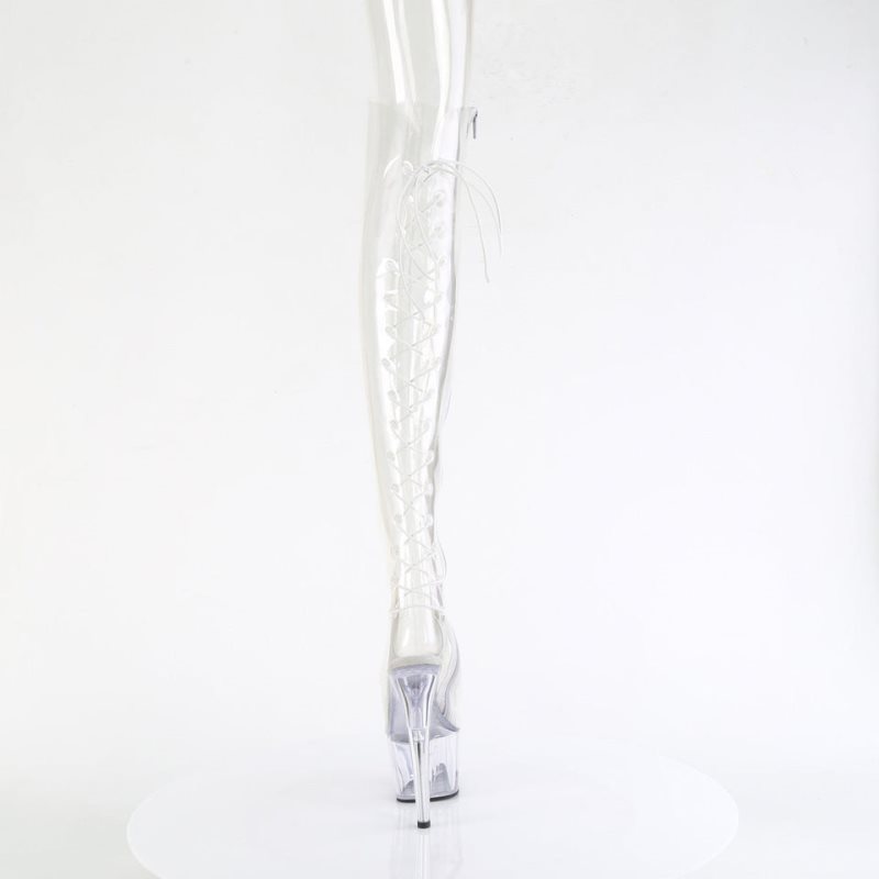 Pleaser Adore-3019C Hoge Hakken Dames Clear | FTYQG-BE
