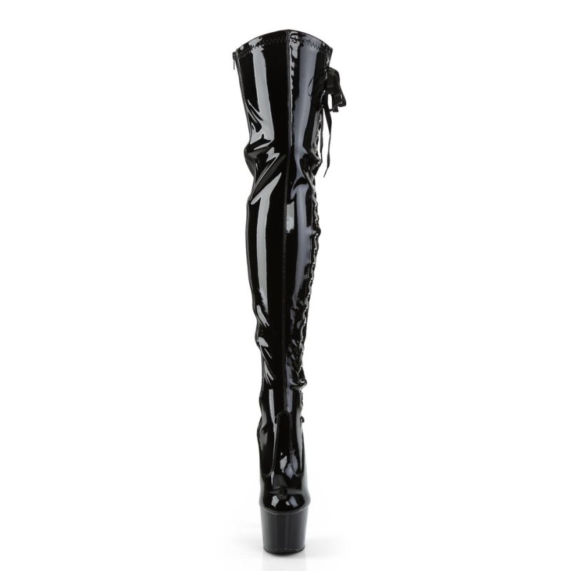 Pleaser Adore-3050 Hoge Hakken Dames Zwart | GYNUM-BE