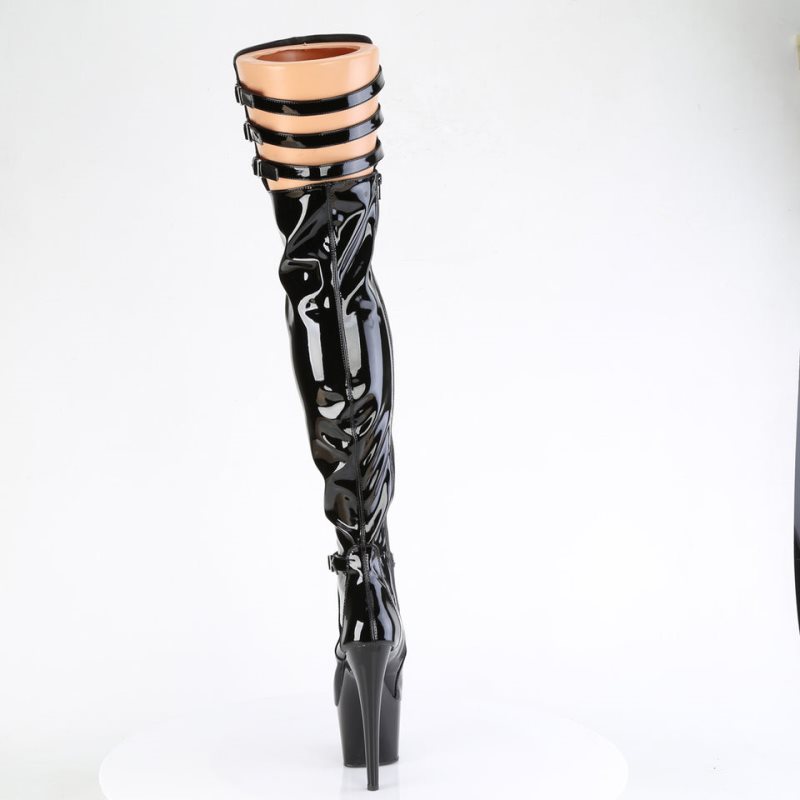Pleaser Adore-3055 Hoge Hakken Dames Zwart | WJKPZ-BE