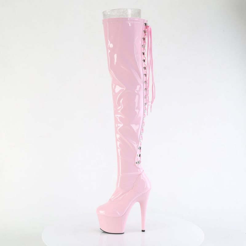 Pleaser Adore-3063 Hoge Hakken Dames Roze | OHWSK-BE