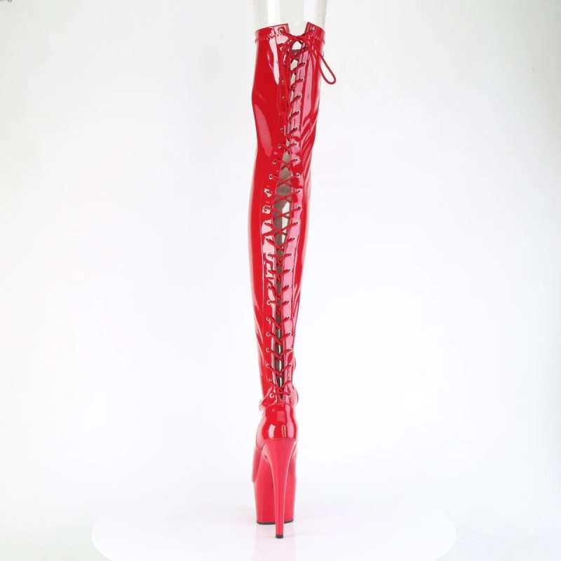 Pleaser Adore-3850 Hoge Hakken Dames Rood | GWNHB-BE