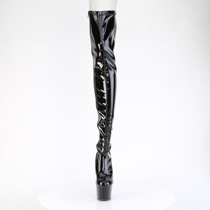 Pleaser Adore-3850 Hoge Hakken Dames Zwart | CTHAW-BE