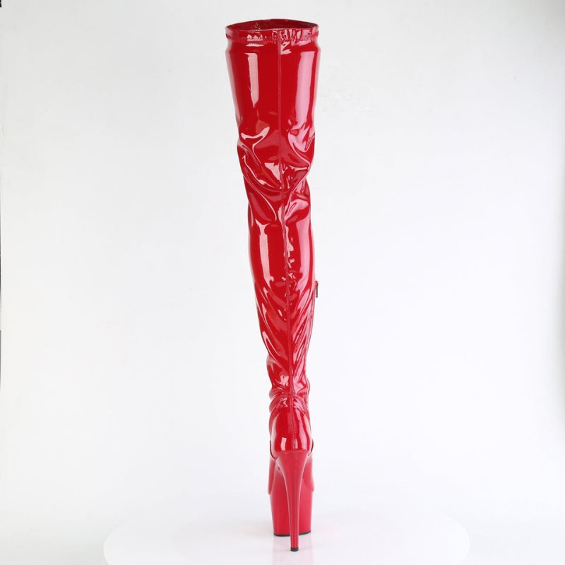 Pleaser Adore-4000 Hoge Hakken Dames Rood | SDYPH-BE