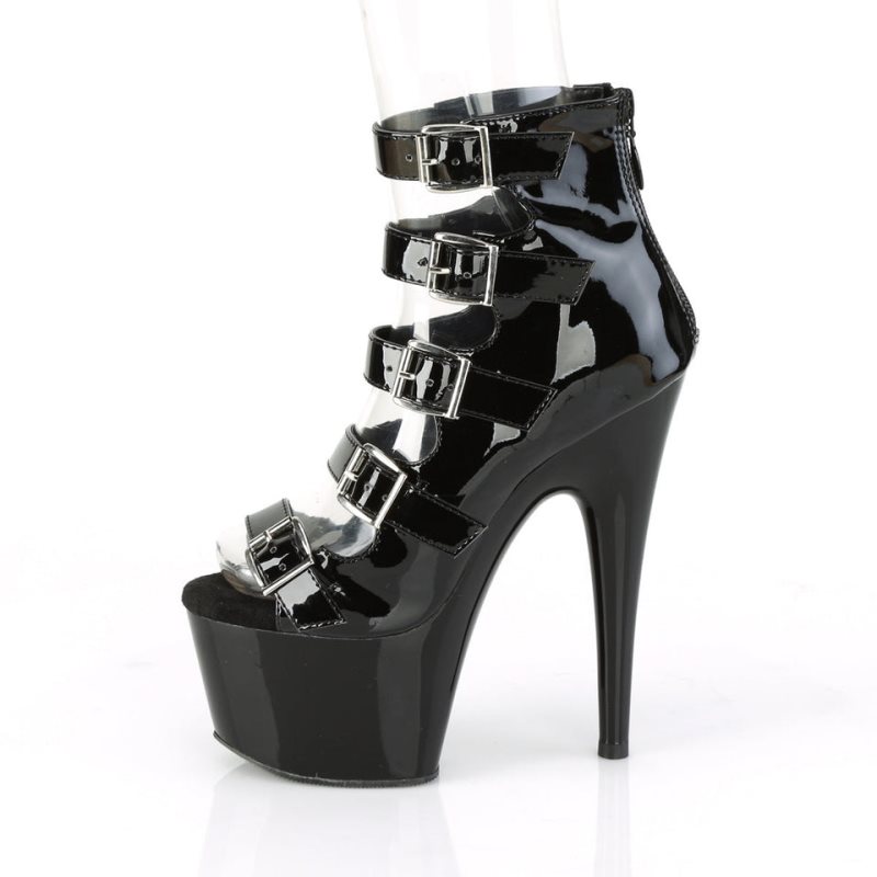 Pleaser Adore-700-33 Laarzen Dames Zwart | YIHKD-BE