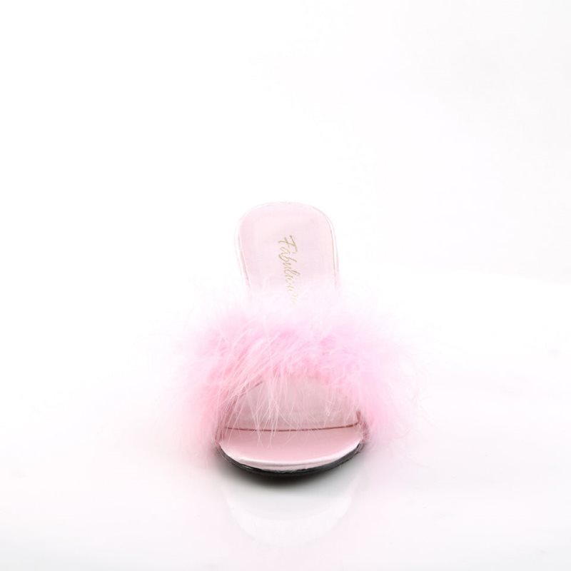 Pleaser Amour-03 Badslippers Dames Roze | RQAPF-BE