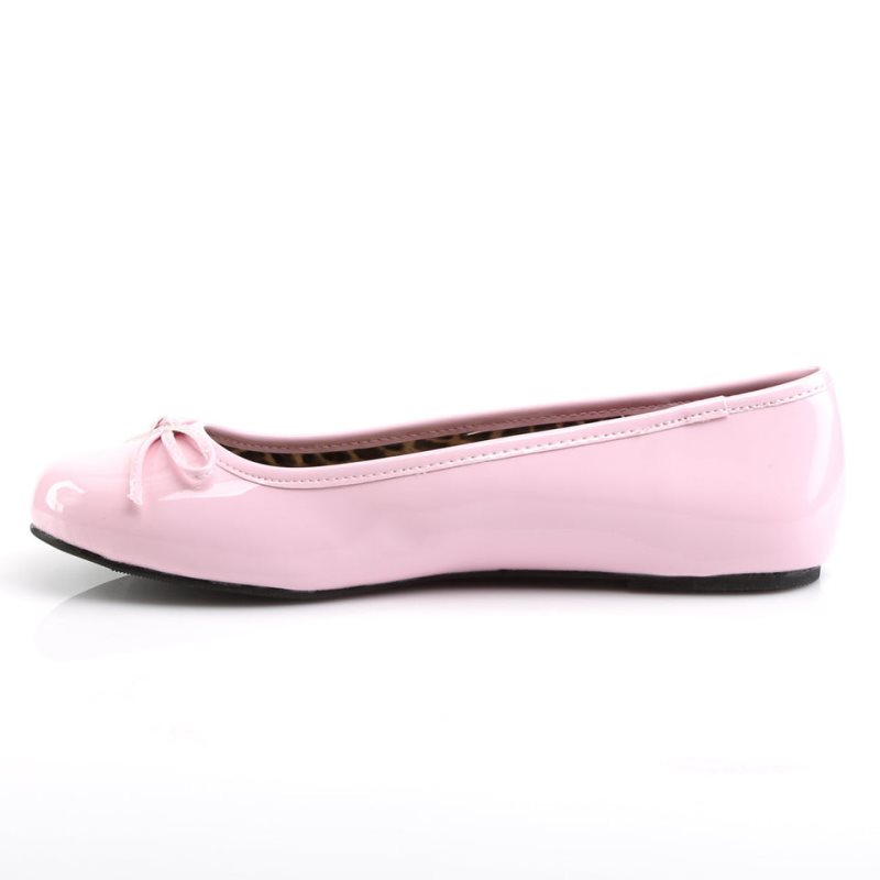 Pleaser Anna-01 Ballerinas Dames Roze | AJTPR-BE