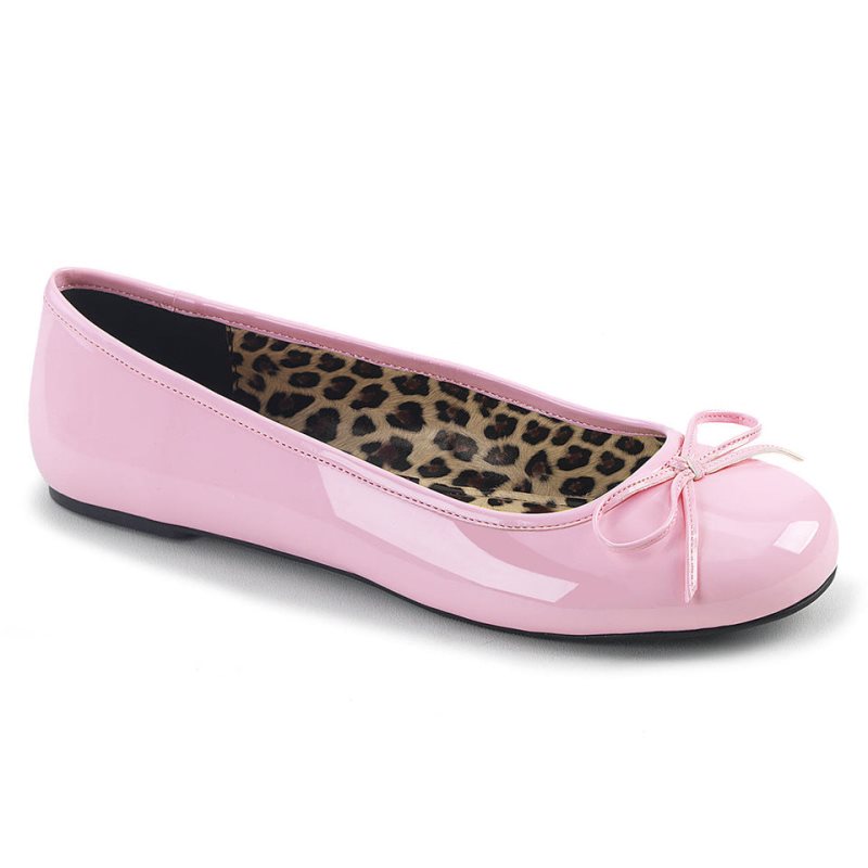 Pleaser Anna-01 Ballerinas Dames Roze | AJTPR-BE