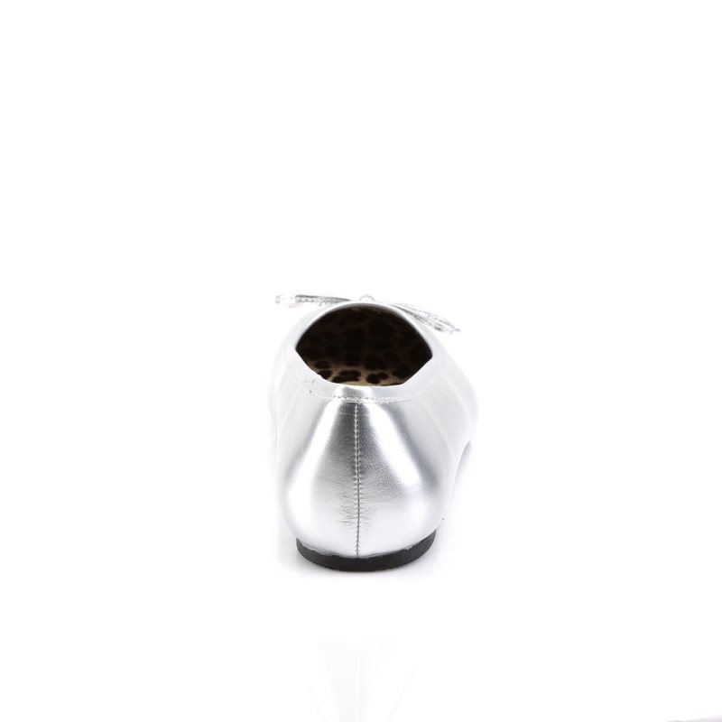 Pleaser Anna-01 Ballerinas Dames Zilver | CLRMS-BE