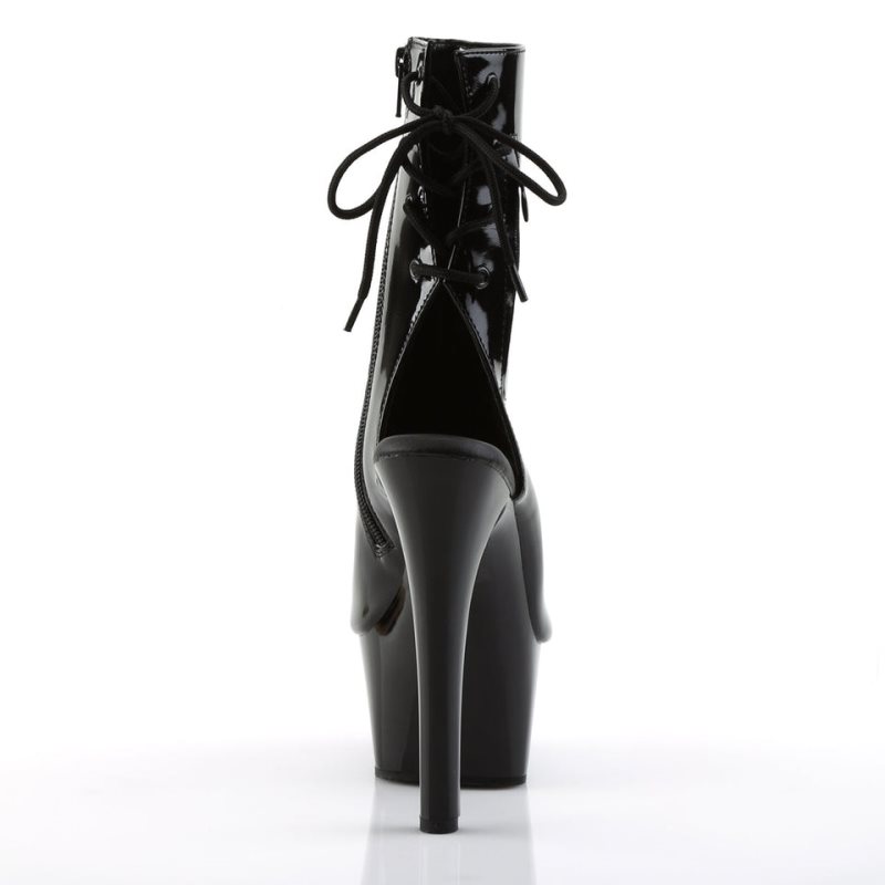 Pleaser Aspire-1018 Laarzen Dames Zwart | UZFGM-BE