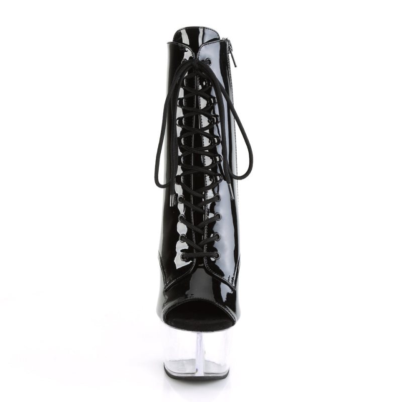 Pleaser Aspire-1021 Laarzen Dames Zwart | ZDUTE-BE