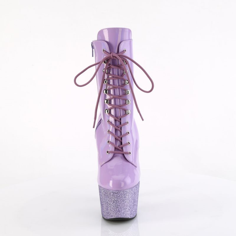Pleaser Bejeweled-1020-7 Laarzen Dames Paars | VUMCQ-BE