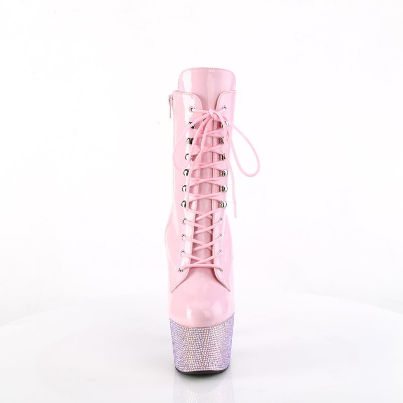 Pleaser Bejeweled-1020-7 Laarzen Dames Roze | FYZXD-BE